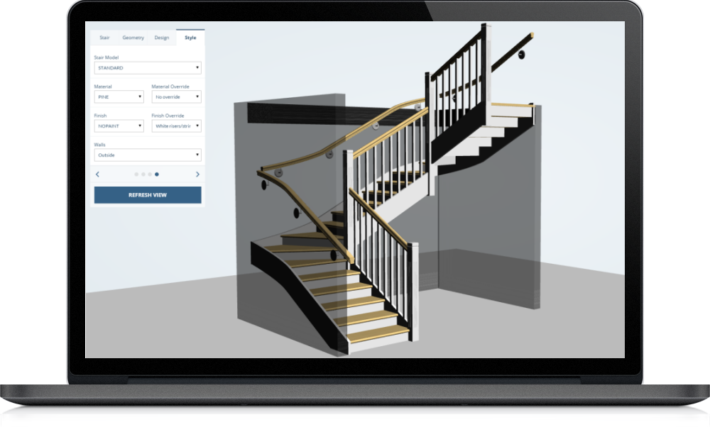 Free stair design tool