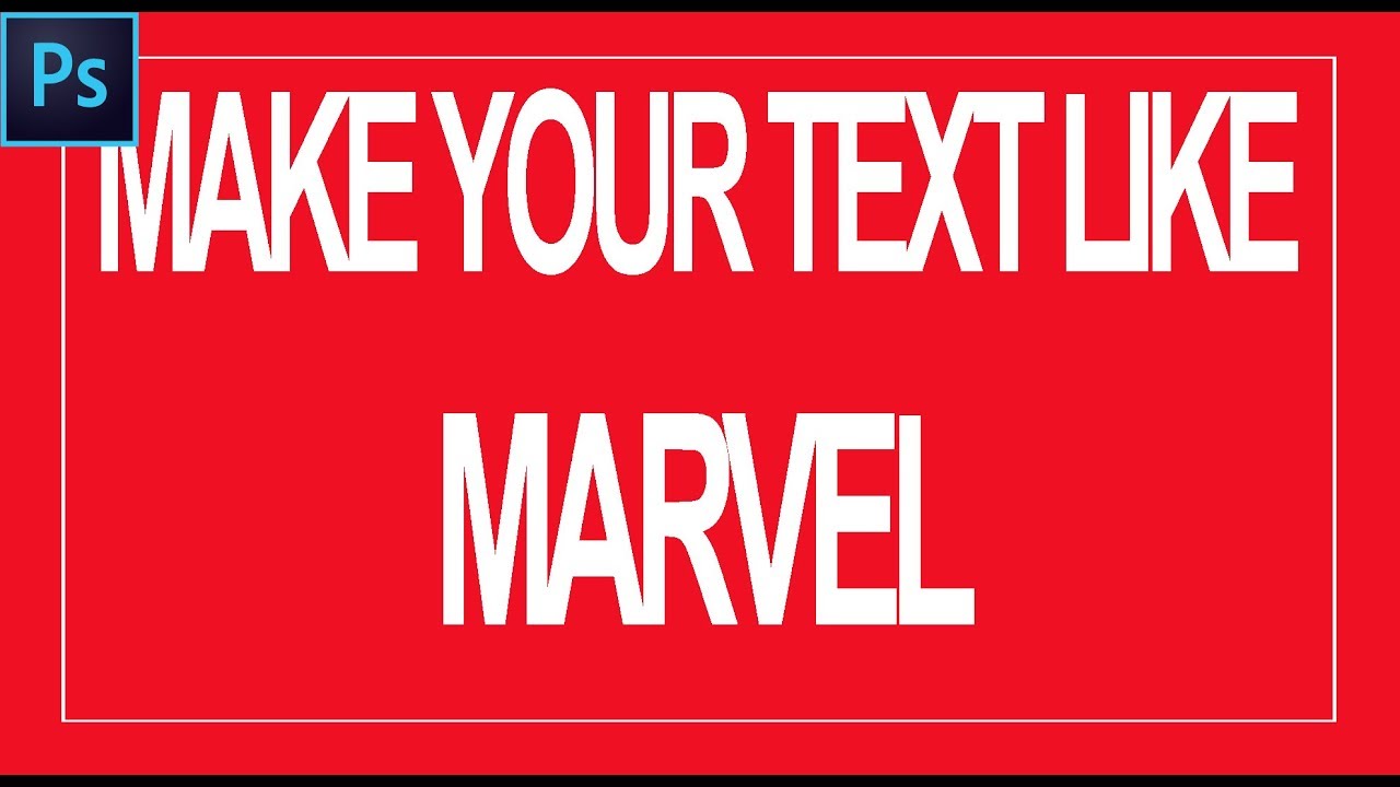 Marvel Logo Font